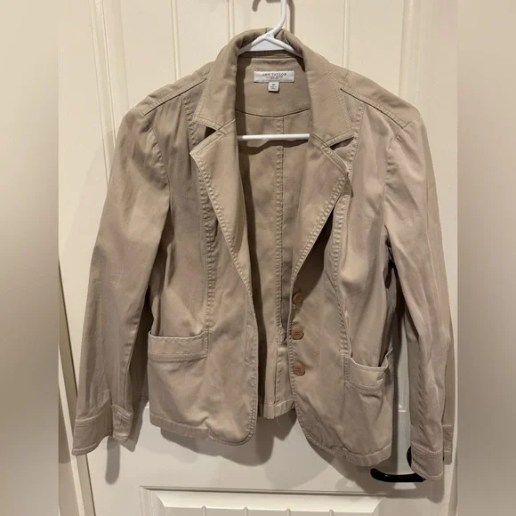 Ann Taylor khaki jacket/ blazer - Picture 1 of 3